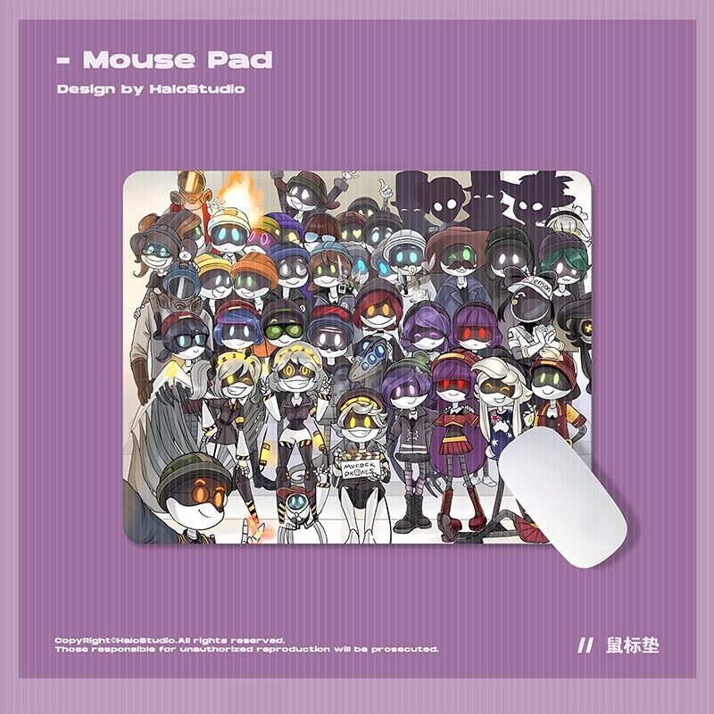 Gaming Keyboard And Mouse - アニメマーダードローンズグッズマウスパッドオフィスデスクライティングマット漫画装飾キーボードマットラップトップゲームデスクトップ用