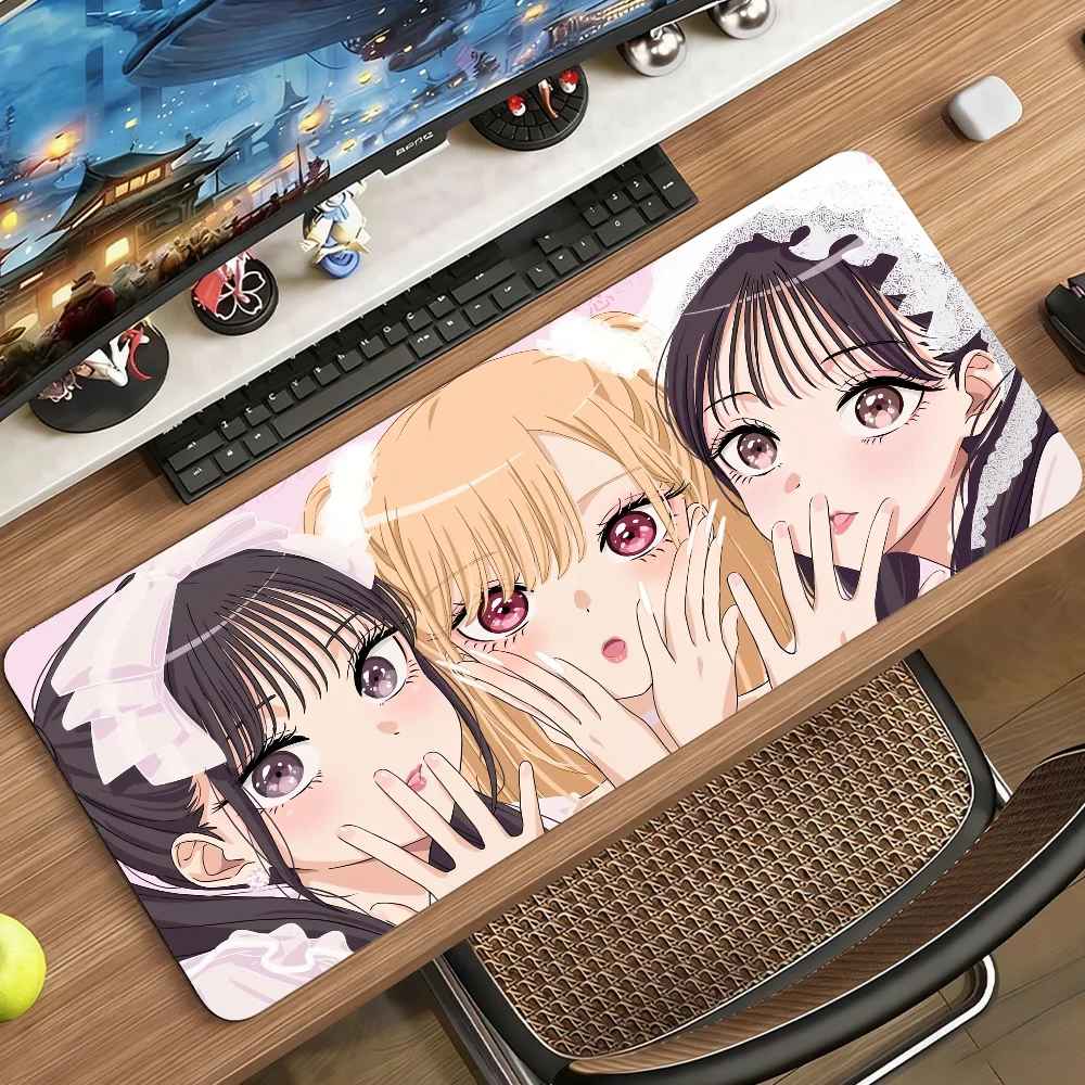 Keyboard Mouse Bundle Gaming - かわいいアニメガールズ マイドレスアップダーリン 北川マリン マウスパッド XXL ノートパソコン
