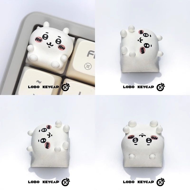 Gaming Keyboard Mechanical - Chiikawaed かわいいアニメメカニカルキーボードキーキャップ絶妙なアニメ周辺機器交換用キーキャップカスタム装飾キーボード