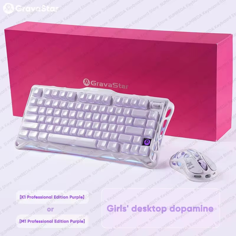Gaming Keyboard Bluetooth - GravaStar M1 M2 ワイヤレスマウスまたは Mercury K1