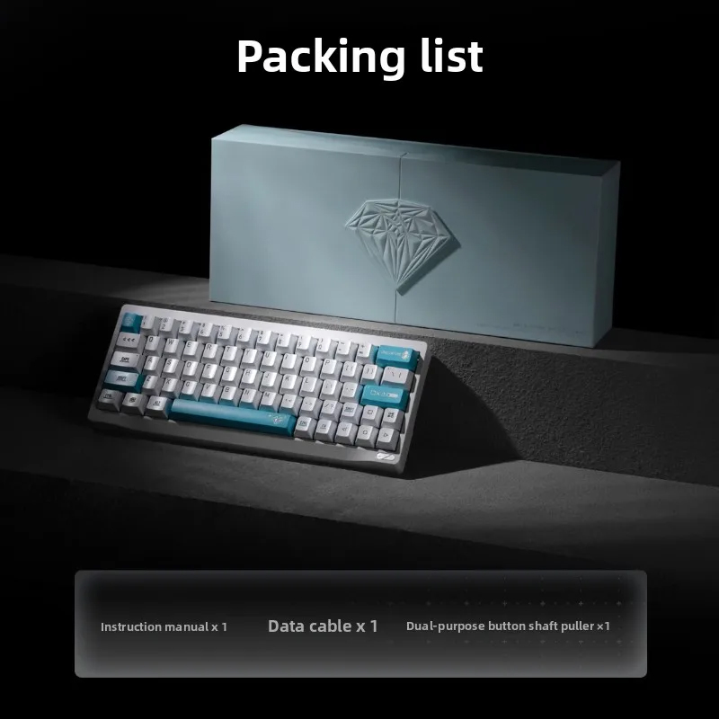 Gaming Keyboard Mechanical - NDNH SF60 磁気スイッチゲーム有線キーボード CNC アルミニウム合金 RGB