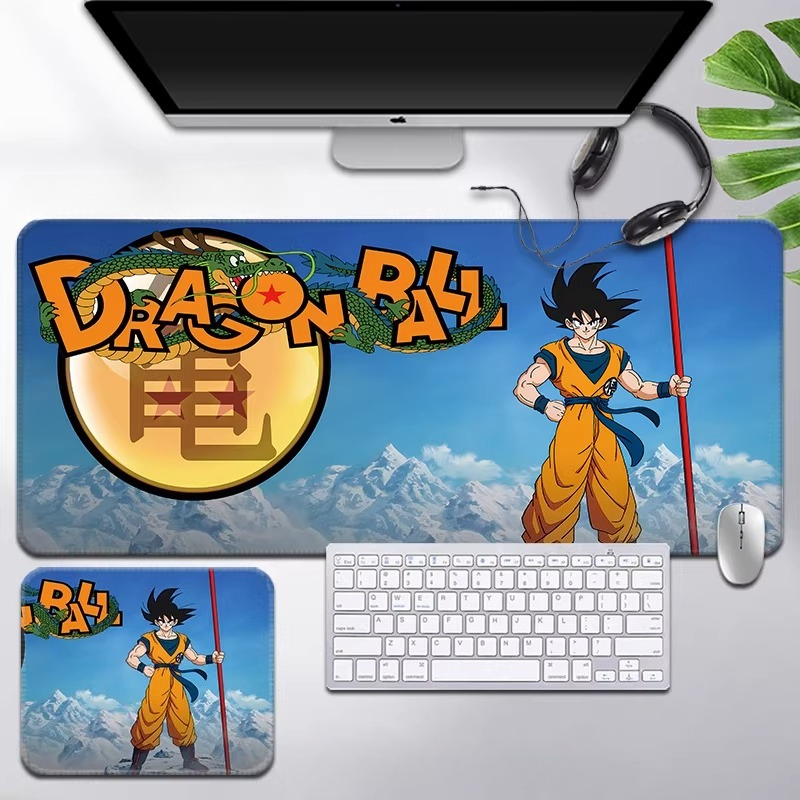 漫画 HD プリントドラゴンボールレザーマウスパッド孫悟空ス - Gaming Keyboard And Mouse のレビューと価格