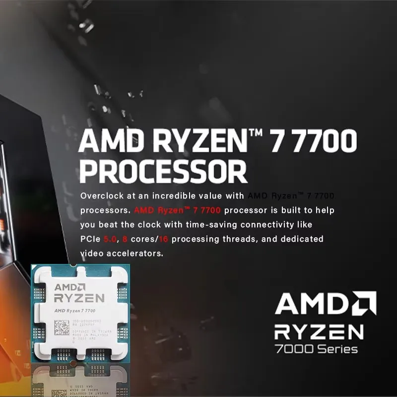 新しいAMD Ryzen 7 7700プロセッサー 3.8G - Amd Cpu Ryzen 7 のレビューと価格