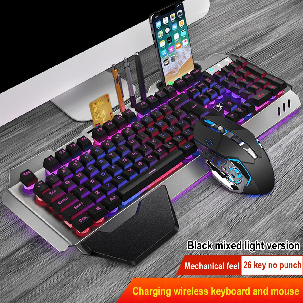 K680充電式ワイヤレスキーボードとマウス,2.4g,ゲーム - Gaming Keyboard And Mouse Combo Wireless のレビューと価格