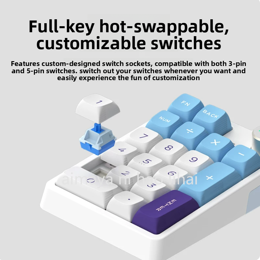 Kzzi K20 ミニキーパッド 3 モード Bluetoo - Gaming Keyboard Mechanical のレビューと価格