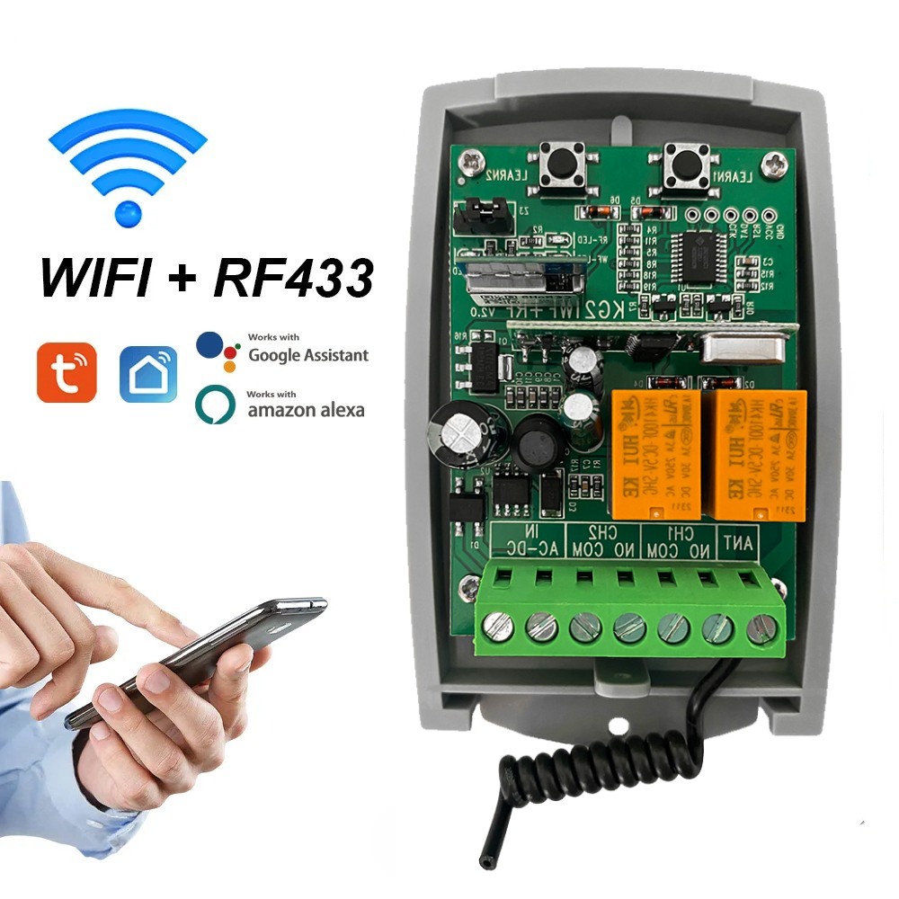 Tuya WIFI ガレージドアオープナーゲート受信機 2c - Switch Opener Tool のレビューと価格