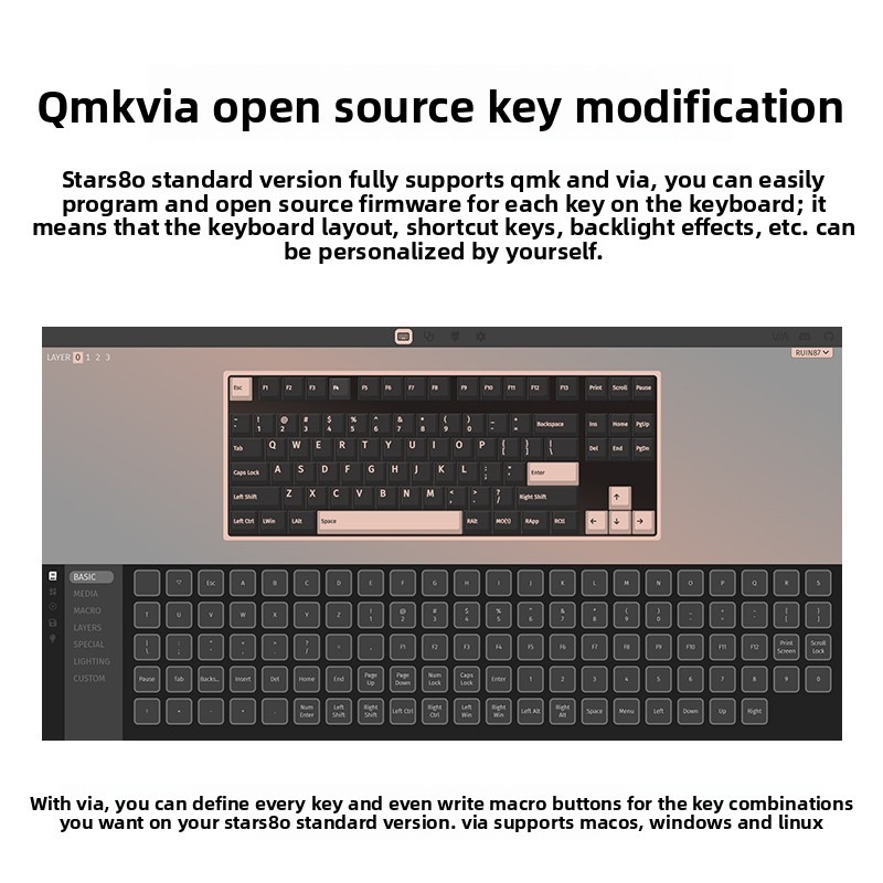 HMX スノーフレーク リニアスイッチ 5ピン メカニカルキ - Gaming Keyboard Bluetooth のレビューと価格