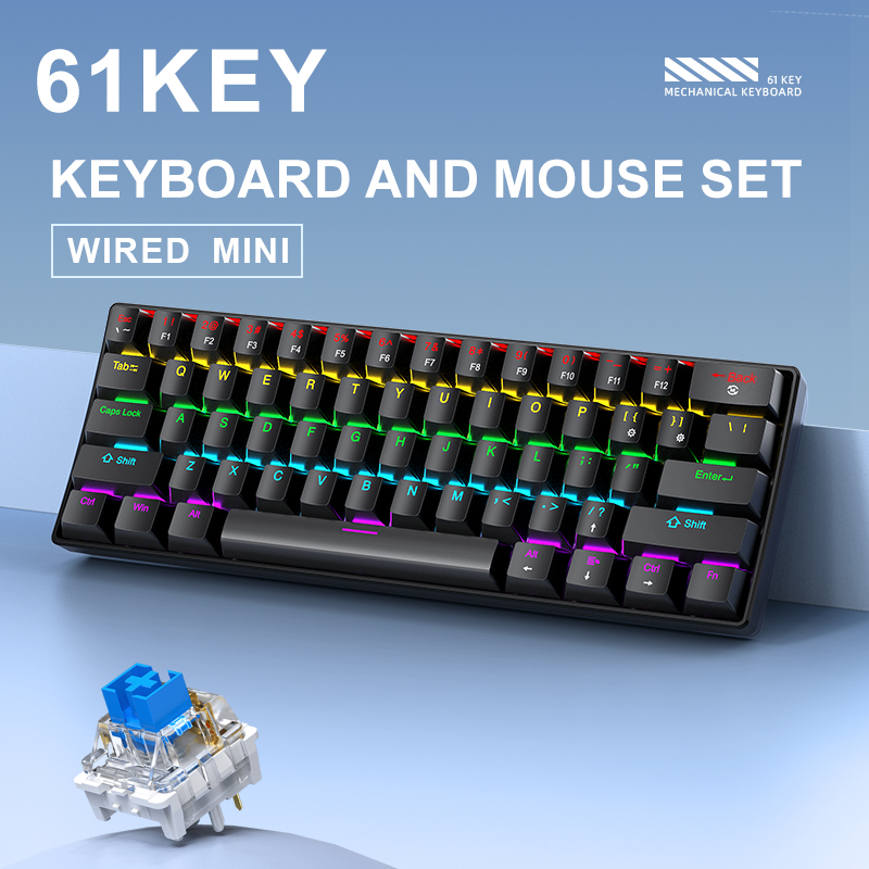 APAYADO K61 ミニメカニカルキーボード、有線、61 - Gaming Keyboard And Mouse For Xbox のレビューと価格