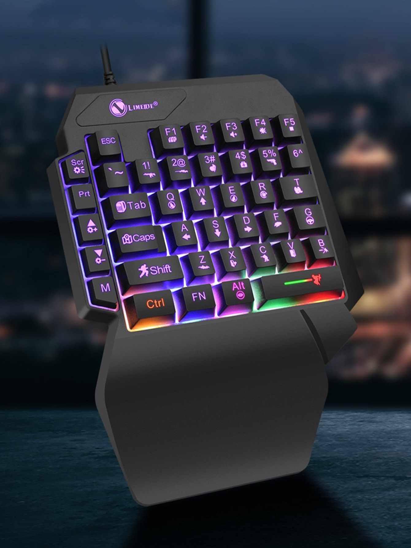 メカニカル片手ライトゲーミング有線キーボード、ラジウム刻印文 - Gaming Keyboard And Mouse For Xbox のレビューと価格