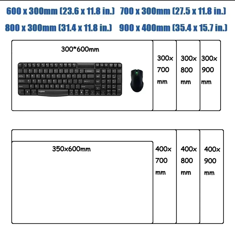 Mairuige XXL DIYアニメマウスパッド 拡張パッ - Gaming Keyboard And Mouse のレビューと価格