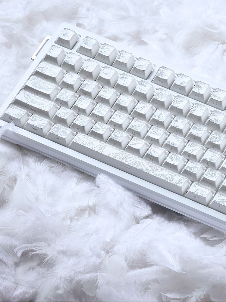 フェザーパターン97キーキャップ チェリープロファイル ライ - Gaming Keyboard Tkl のレビューと価格