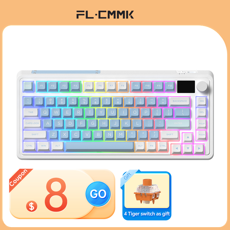 FL·ESPORTS CMK75 2.4 グラムワイヤレス  - Gaming Keyboard Bluetooth のレビューと価格