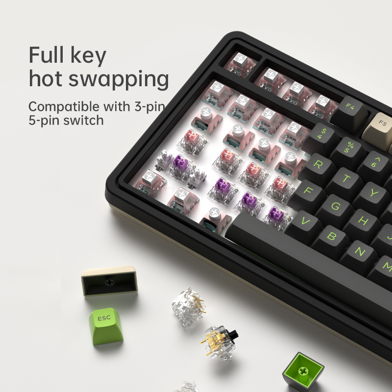 FL·ESPORTS CMK75 2.4 グラムワイヤレス  - Gaming Keyboard Bluetooth のレビューと価格