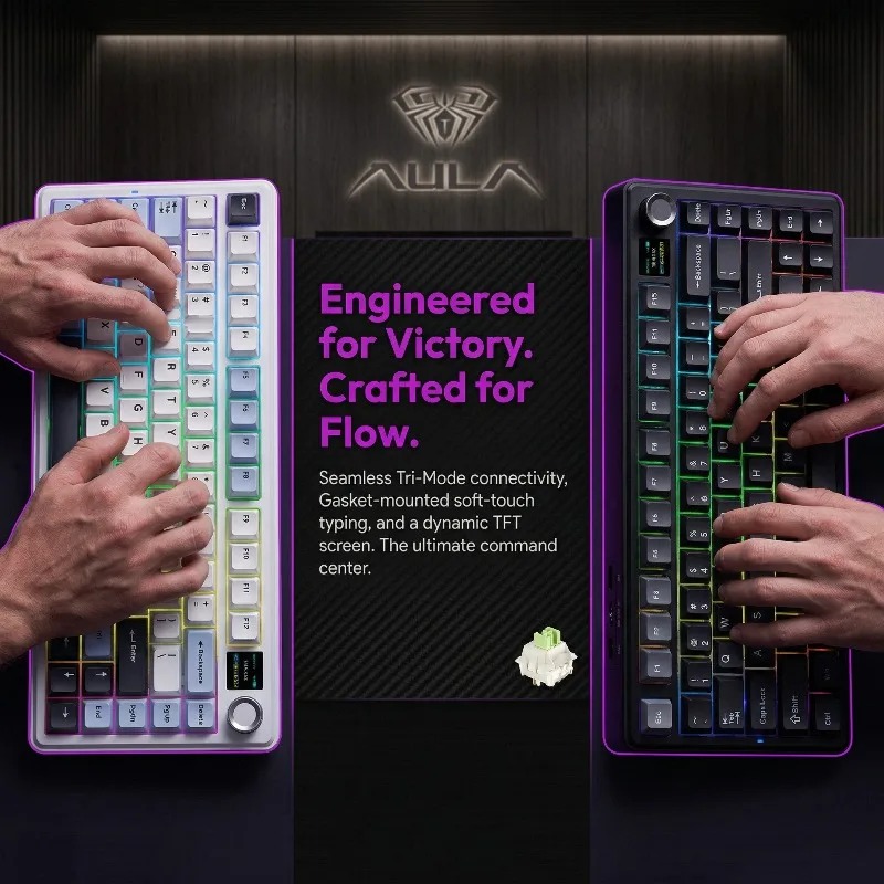 AULA F75 Max メカニカルキーボード 75% レイ - Gaming Keyboard Mechanical のレビューと価格