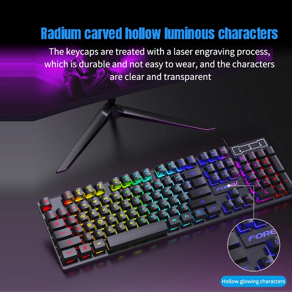 104 キーメカニカルフィールキーボード有線ゲーミングキーボ - Gaming Keyboard And Mouse For Xbox のレビューと価格