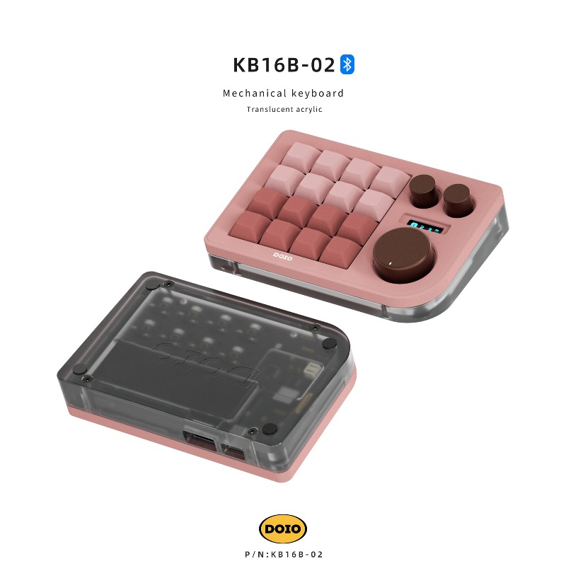DOIO KB16B-02 16 キーミニキーパッド RGB - Gaming Keyboard Wireless のレビューと価格