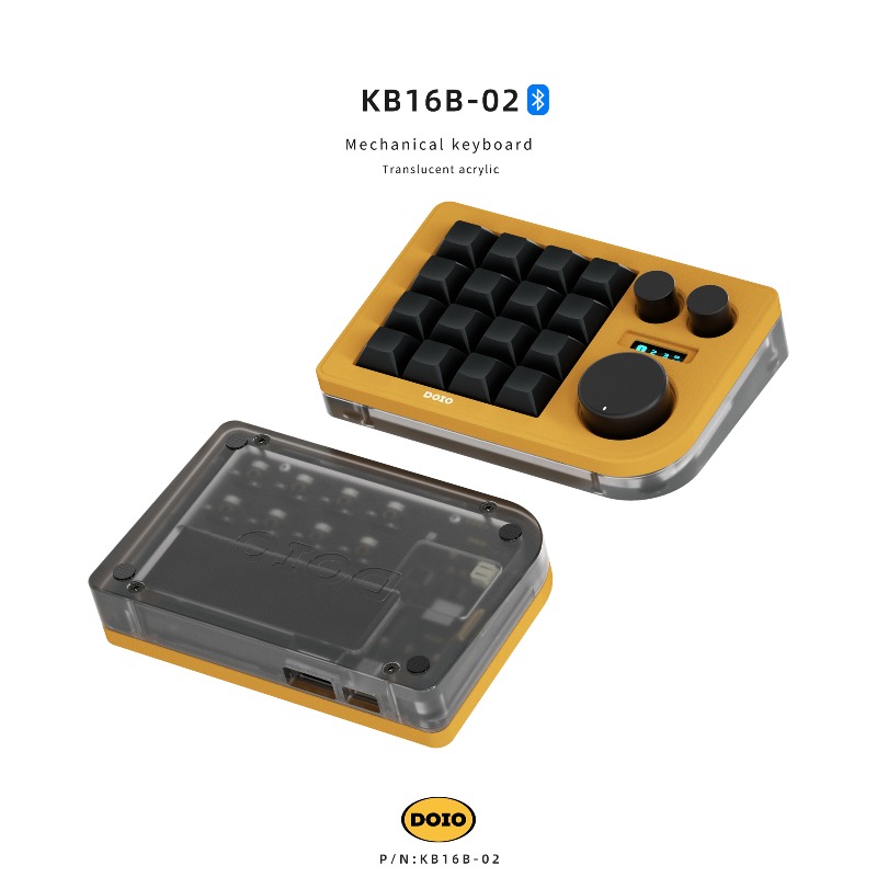 DOIO KB16B-02 16 キーミニキーパッド RGB - Gaming Keyboard Wireless のレビューと価格