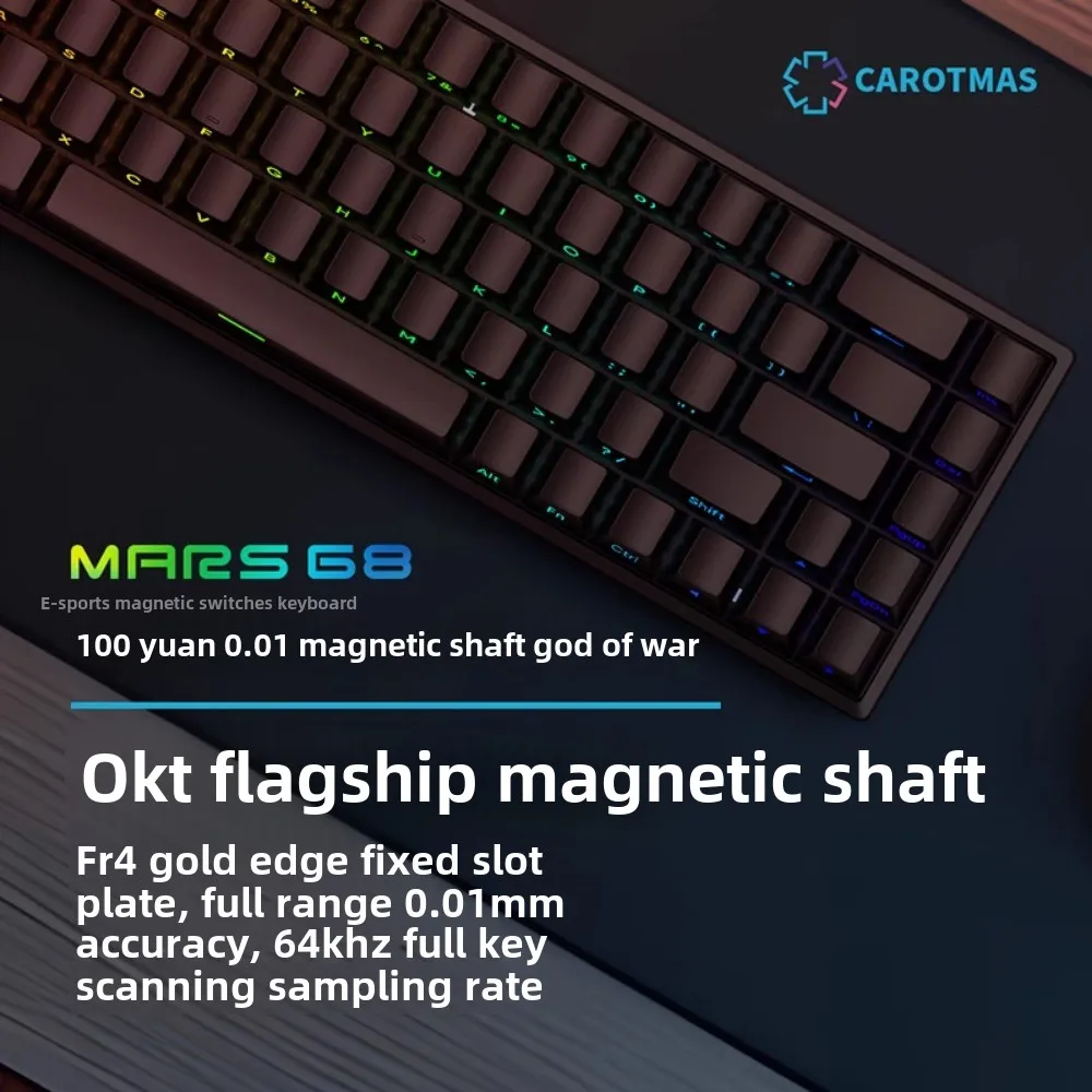 Mars 68 PRO 磁気軸メカニカルキーボードゲーミング - Gaming Keyboard Bluetooth のレビューと価格