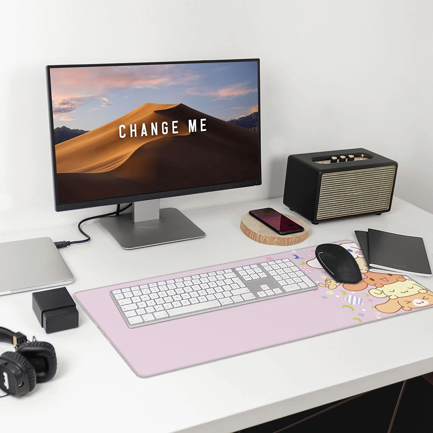 Kawaii-大型犬用マウスパッド,滑り止め,長持ち,防水, - Gaming Keyboard And Mouse のレビューと価格