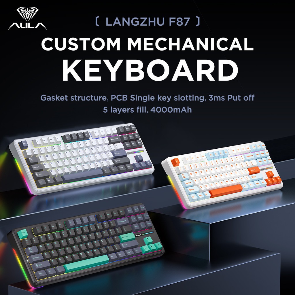 Aula F87 Pro メカニカルキーボード 87 キー  - Gaming Keyboard Tkl のレビューと価格