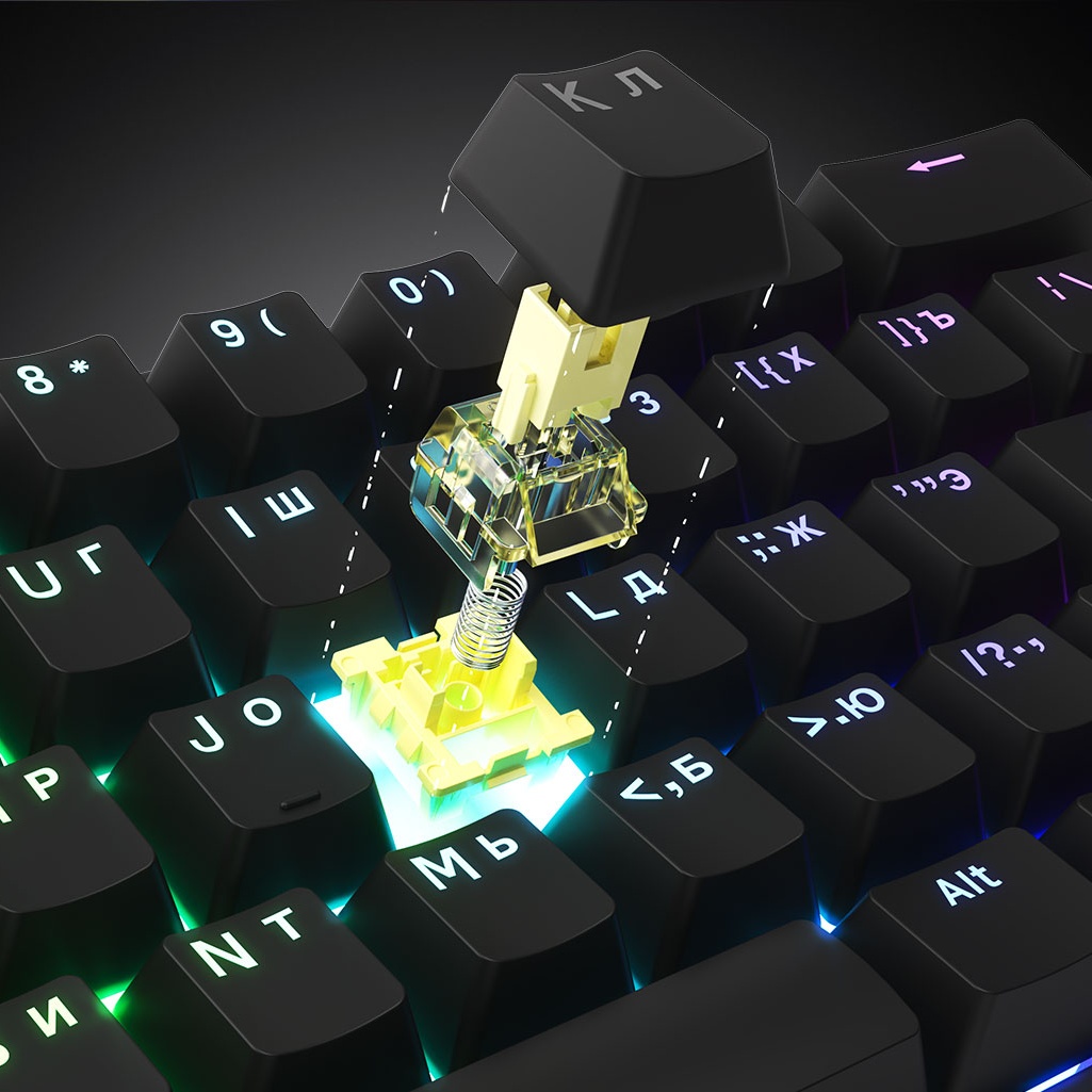 Akko 3061S ブラック HE メカニカルキーボード  - Keyboard Gaming Black のレビューと価格