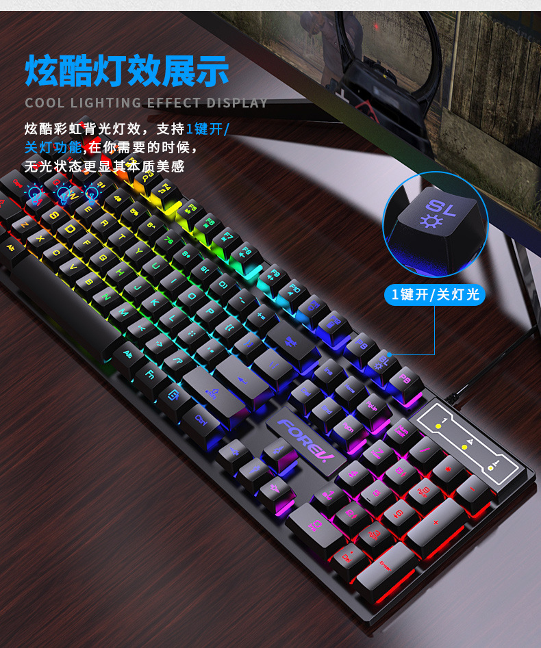 104キー バックライト付きメカニカルキーボード 有線ゲーミ - Keyboard Mouse Bundle Gaming のレビューと価格