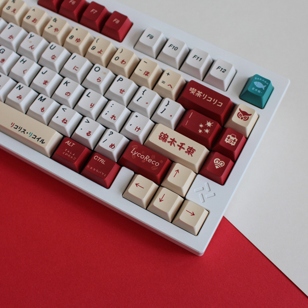 Lycoris Recoil アニメ PBT キーキャップ  - Gaming Keyboard Bluetooth のレビューと価格
