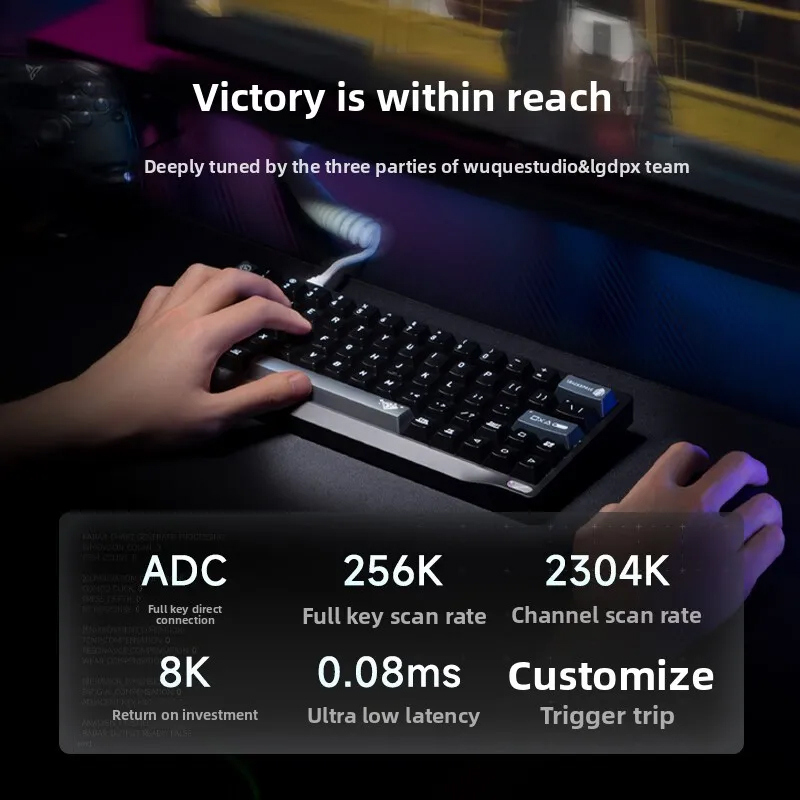 NDNH SF60 磁気スイッチゲーム有線キーボード CNC - Gaming Keyboard Mechanical のレビューと価格